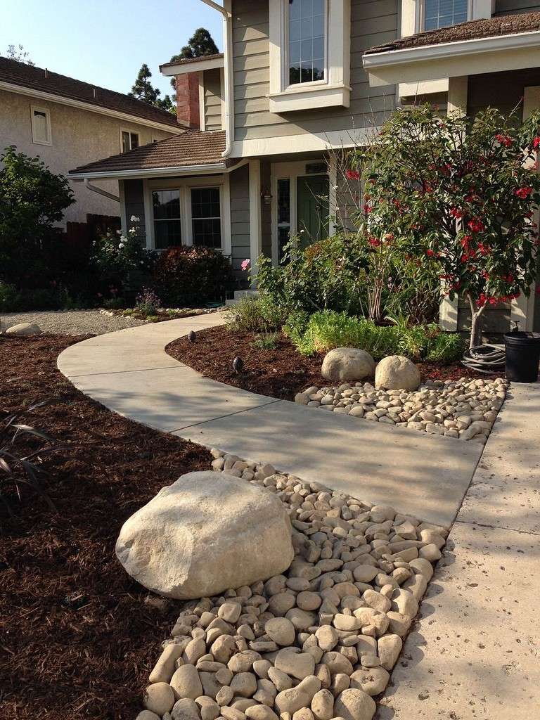 64 Fabulous Rock Garden Ideas for Backyard and Front Yard
