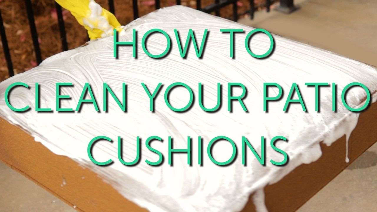 How to Clean Your Outdoor Cushions
