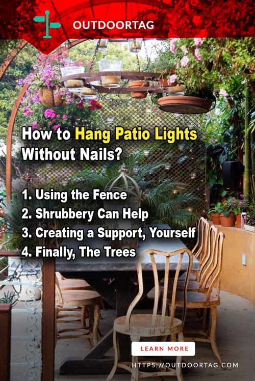 How to Hang Patio Lights Without Nails â Alternative Ideas!