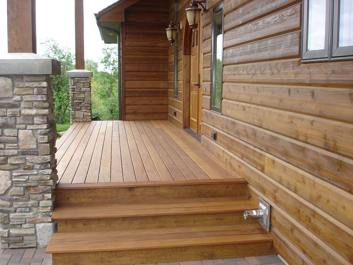 Warm Tongue And Groove Porch Flooring Wood