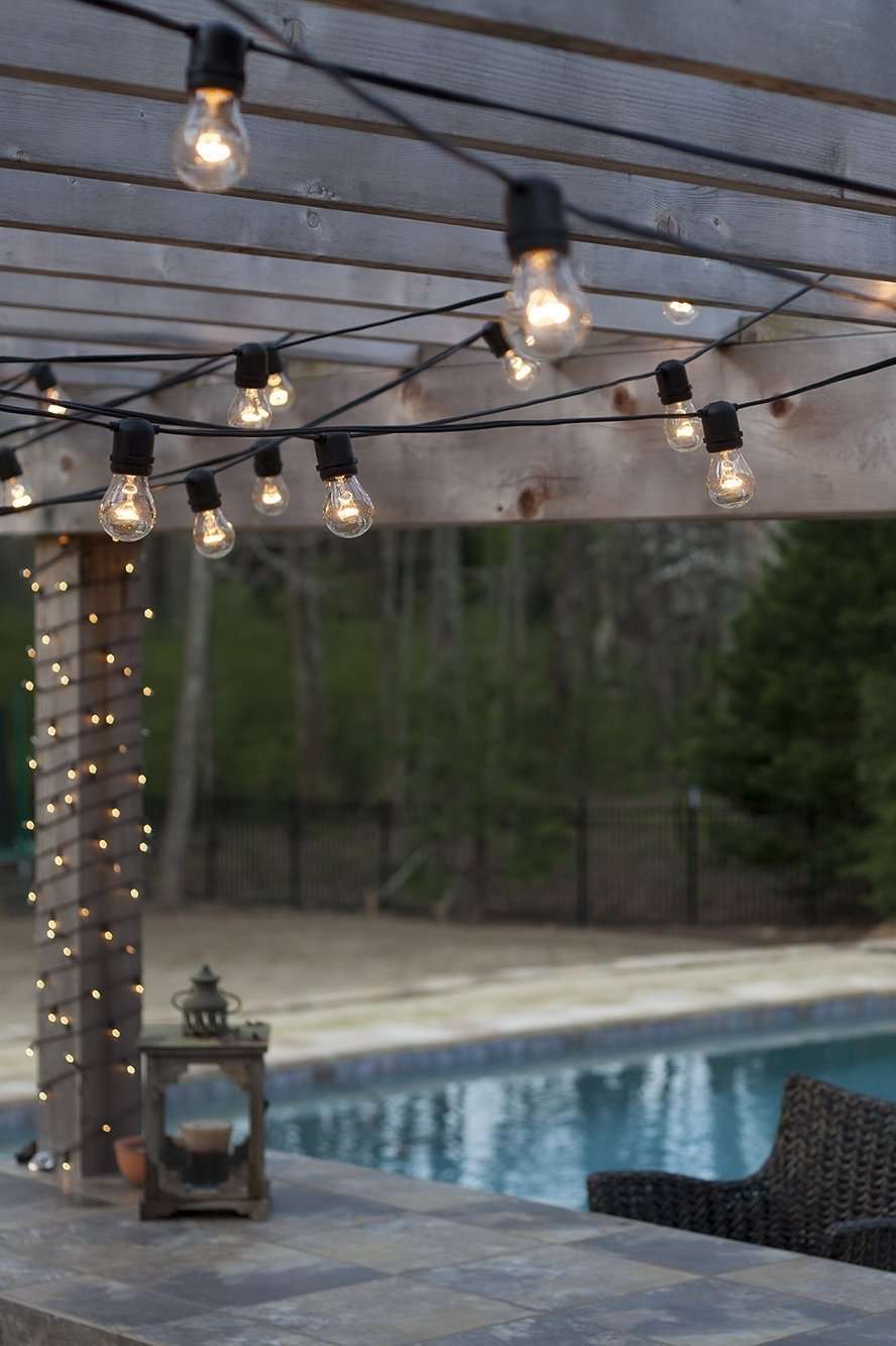 15 Photos Hanging Outdoor Lights on Stucco