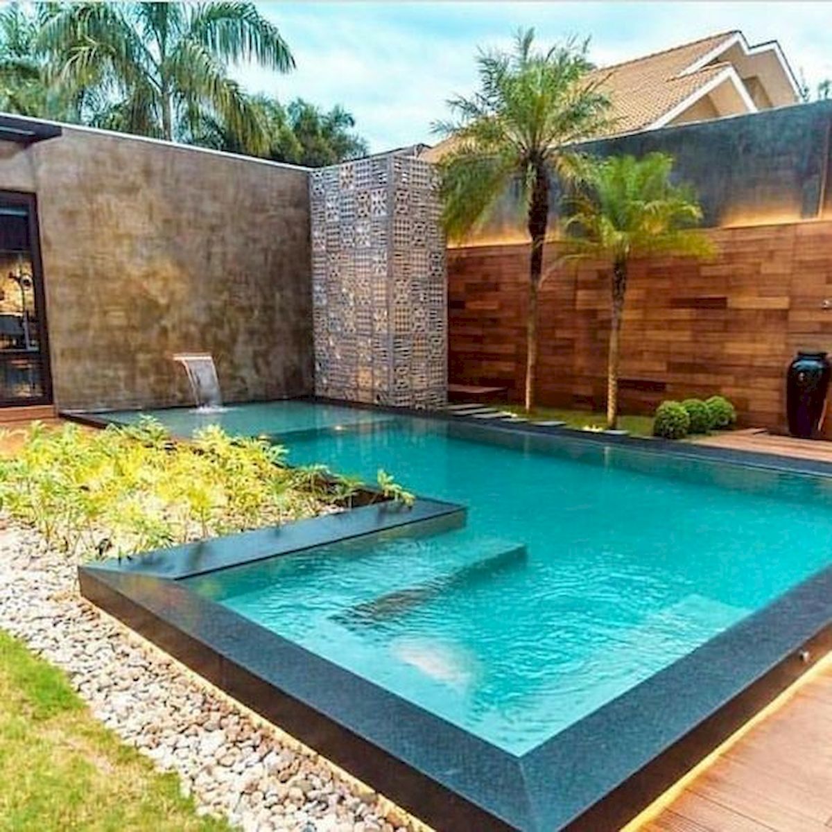 30 Gorgeous Swimming Pools Design Ideas for Backyard in 2020