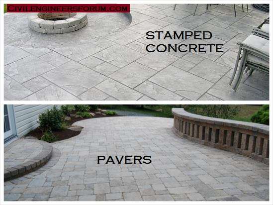 8 Differences Between Stamped Concrete and Pavers