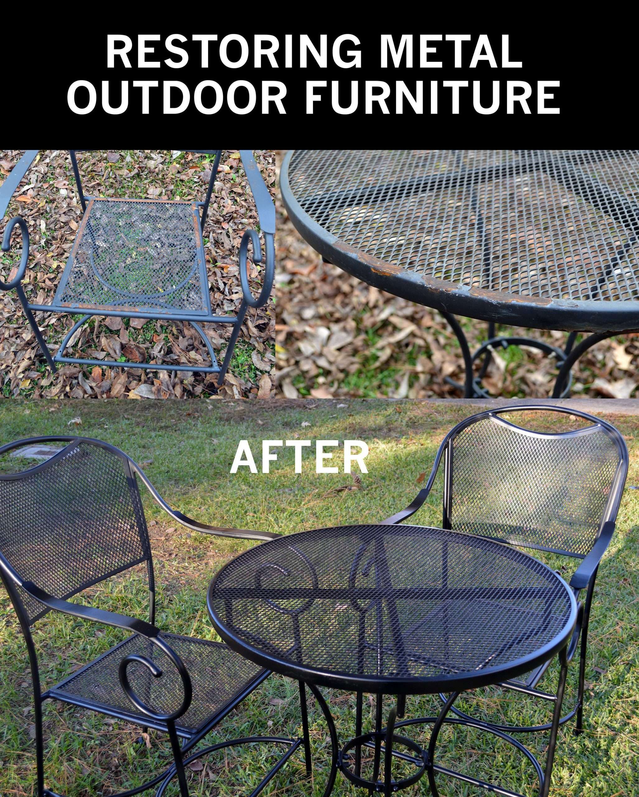 A few years ago, I bought a really cute patio furniture ...