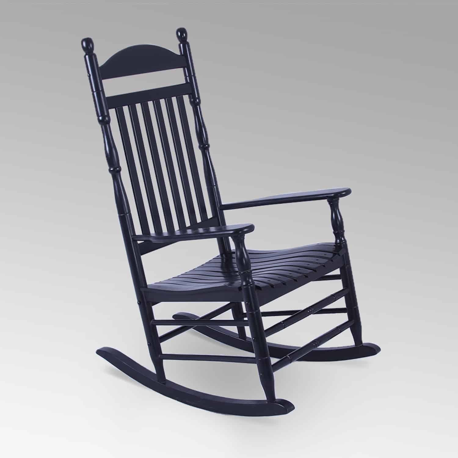 Alston Porch Rocking Chair, Black