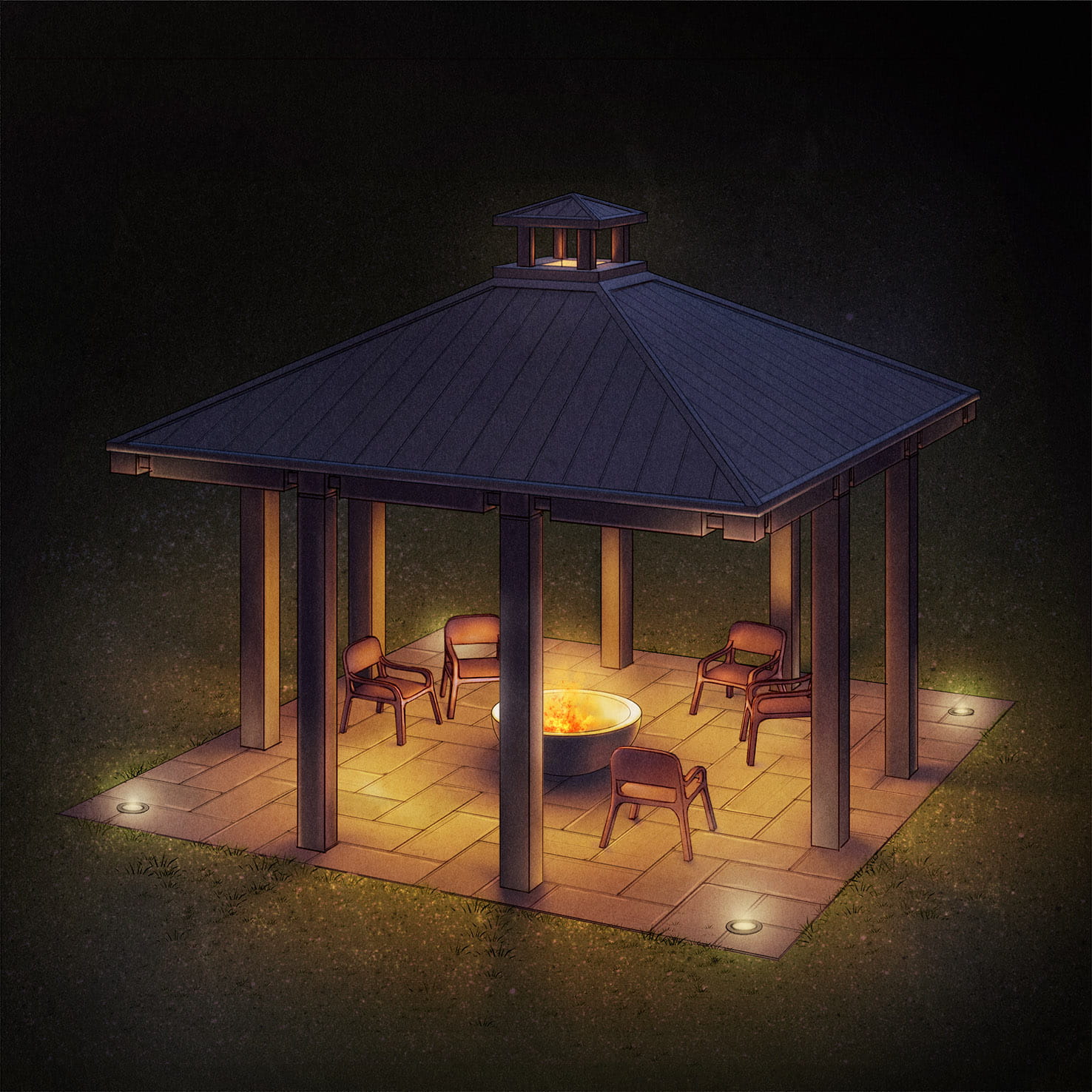 An Illustrated Guide to Garden Fire Pits