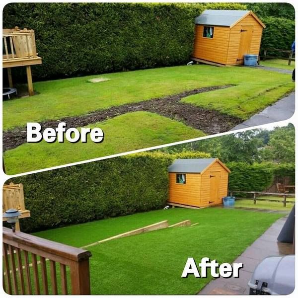 Before &  After Domestic  Artificial Grass Scotland in 2020 ...