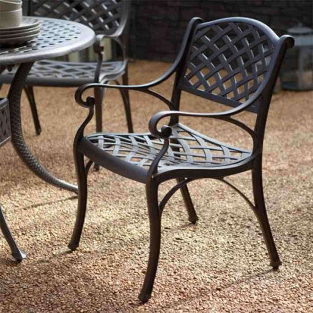 Black Wrought Iron Dining Chairs