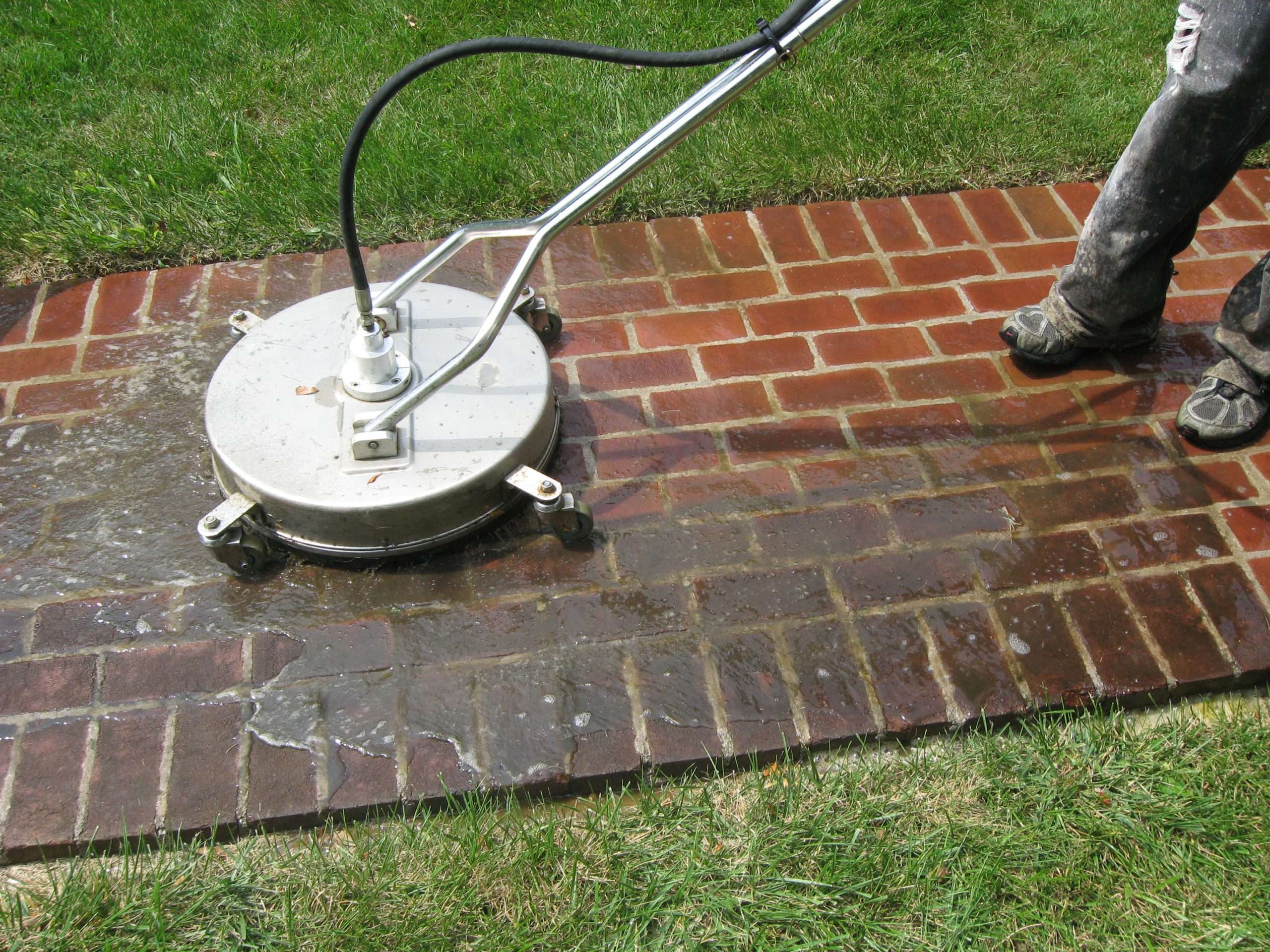 Brick Patio Cleaning in Lexington KY 40502
