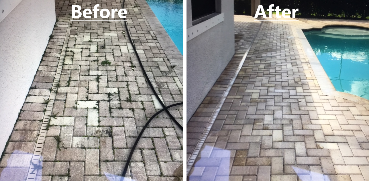Brick Paver & Patio Cleaning in Naples, FL