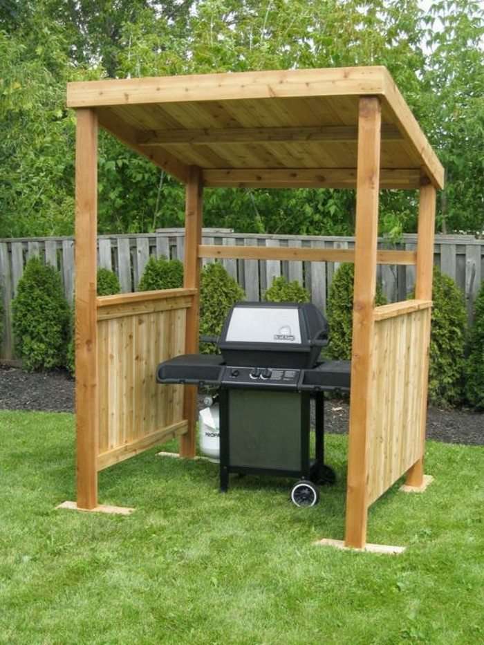 Build a grill gazebo for your backyard!