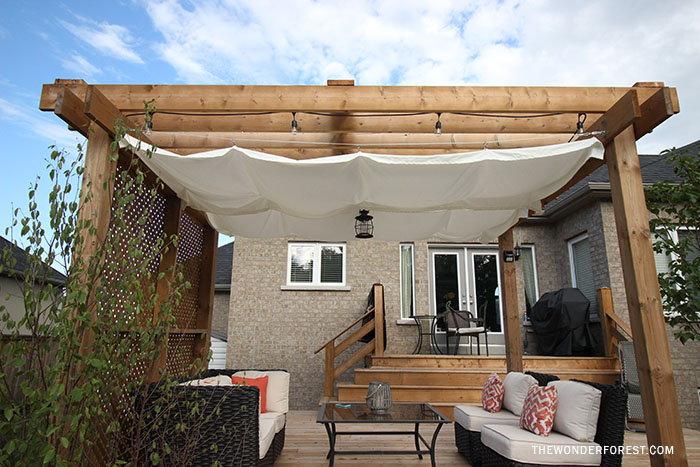 DIY: Retractable Pergola Canopy Tutorial