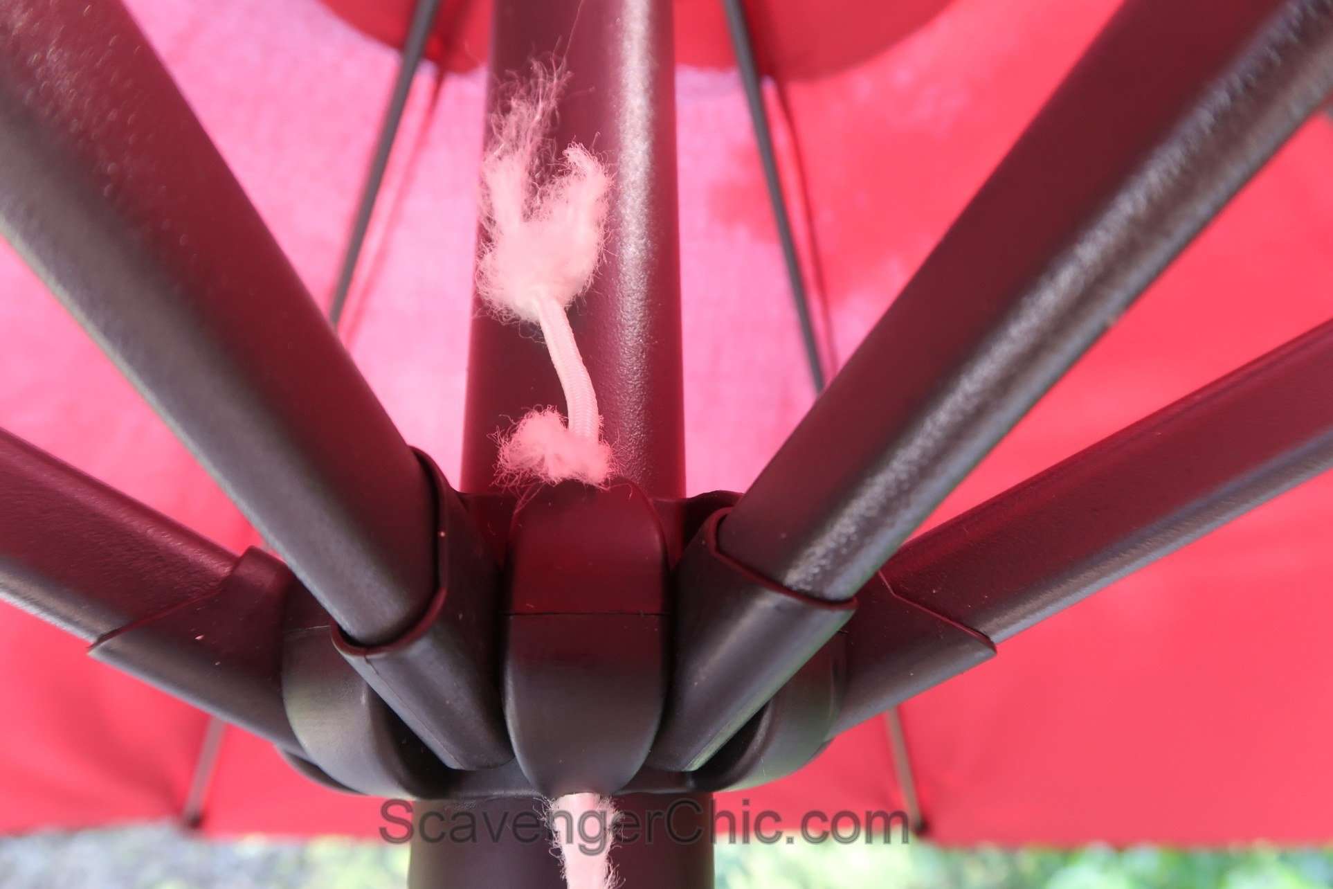 Easy Fix for Patio Umbrella Cord  Scavenger Chic