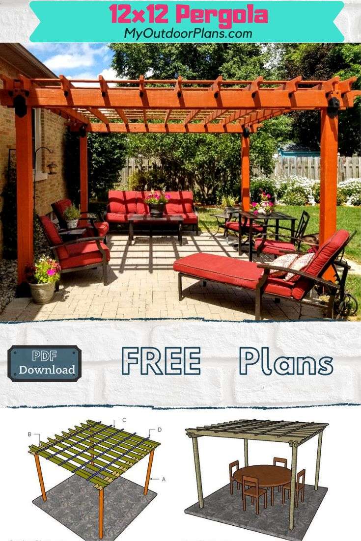 How to Build a 12x12 Pergola in 2020