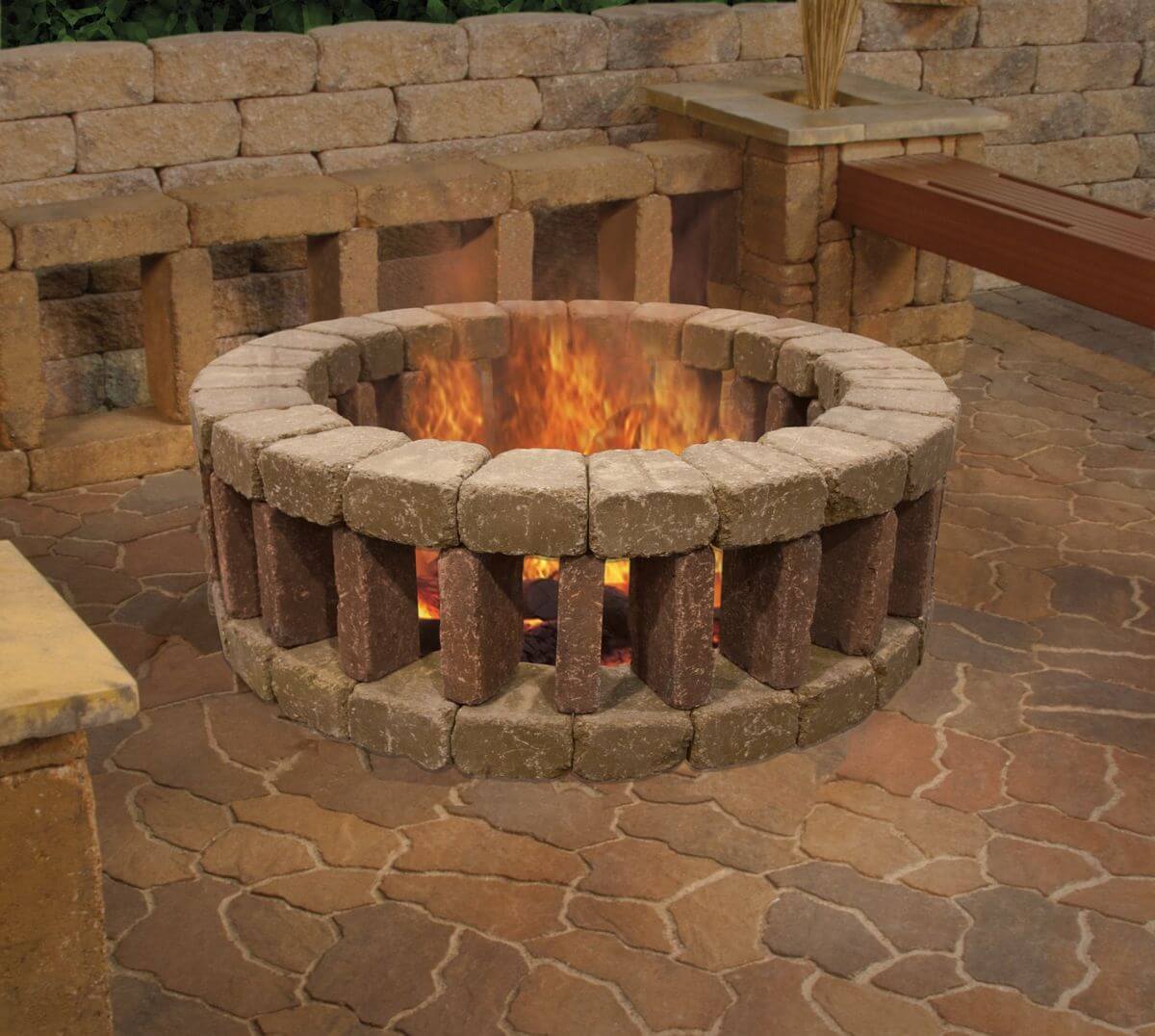 How To Build A Brick Fire Pit Without Mortar