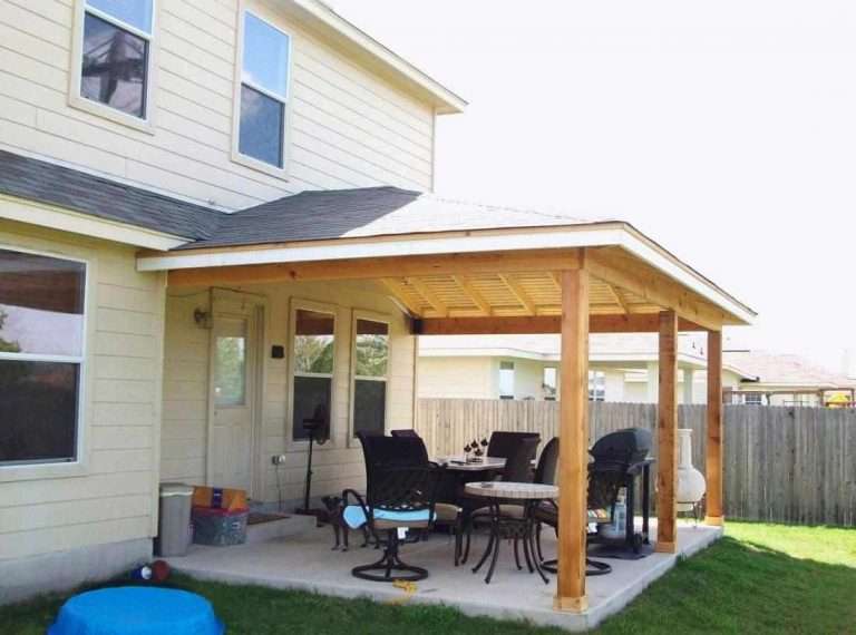 How To Build A Patio Cover Not Attached To House  Schmidt ...