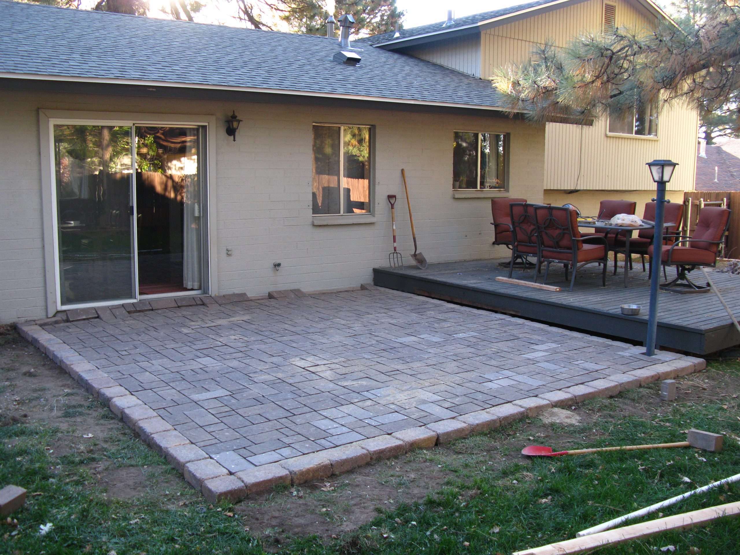 How to Build a Paver Patio on a Cement Slab: Part 3 â Sand ...