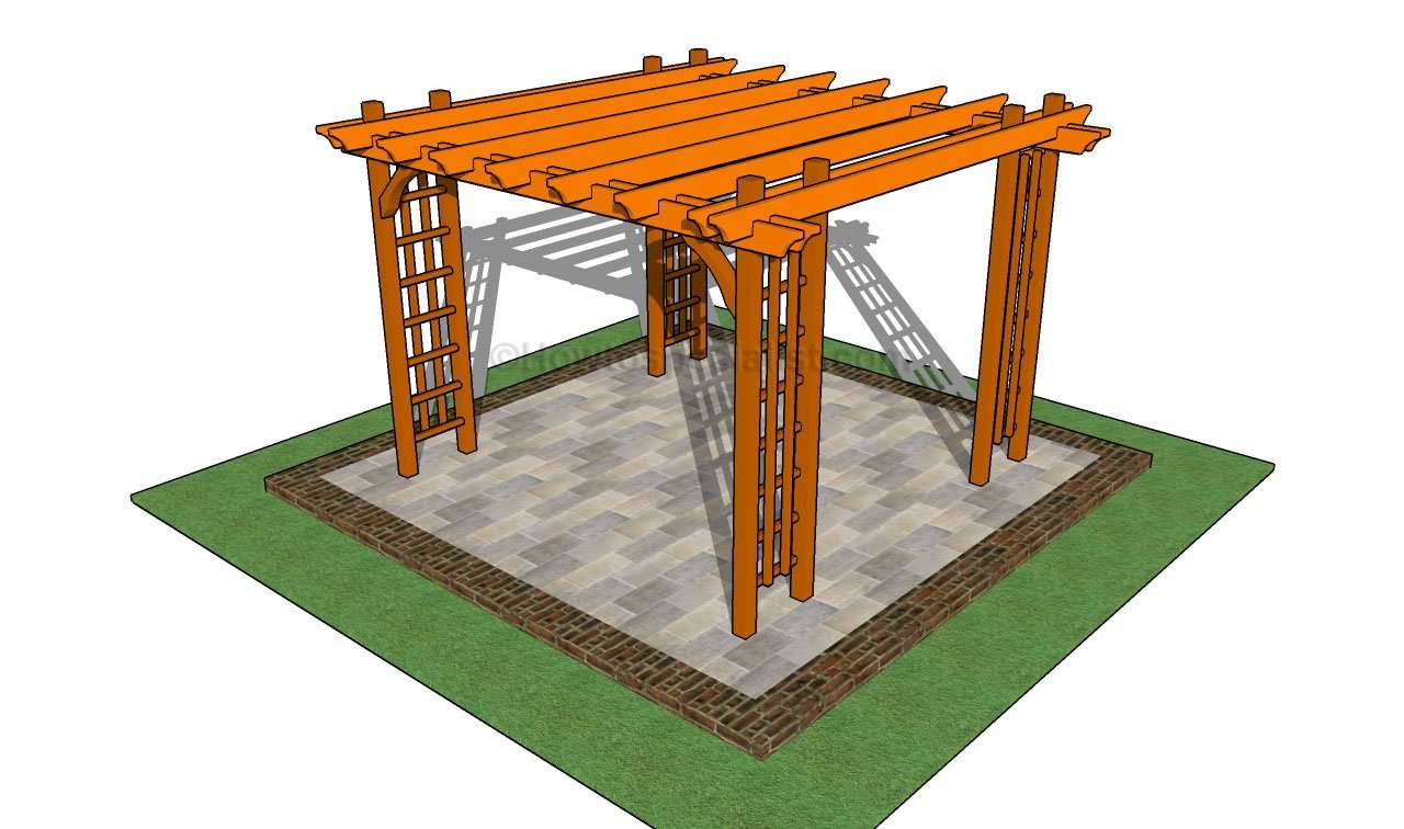 How to build a pergola on a patio