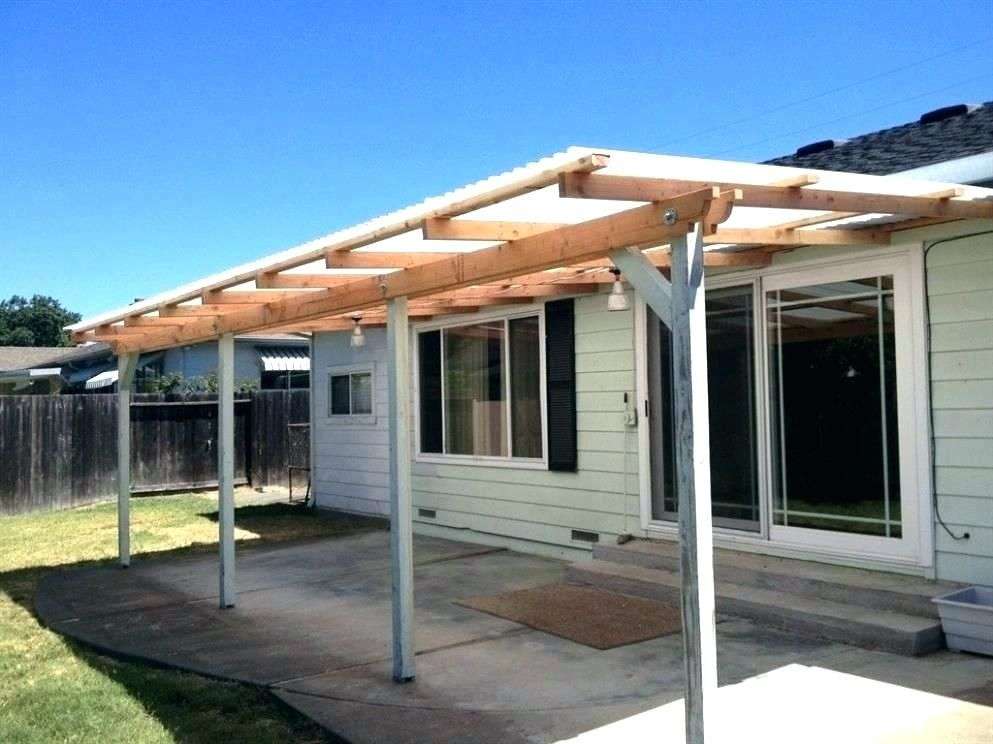 how to build an awning over a door