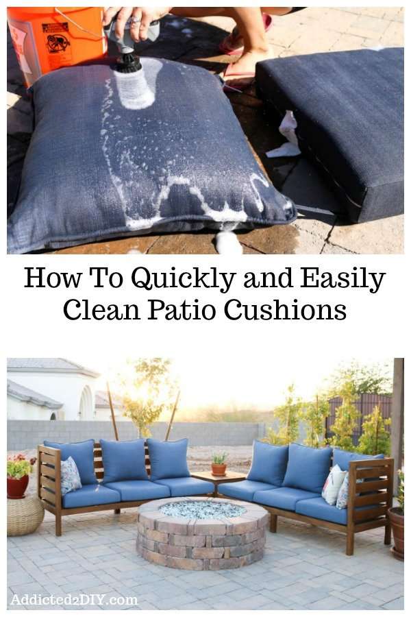 How to Clean Patio Cushions The Easy Way
