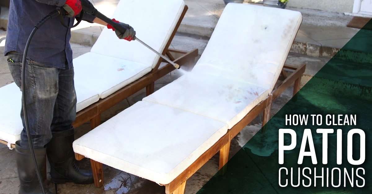 How to Clean Patio Furniture Cushions