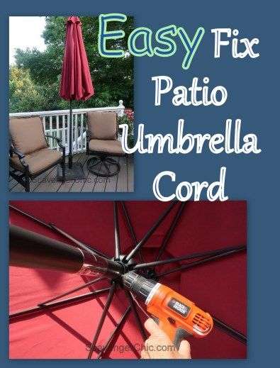 How to Easily Fix Patio Umbrella Cord