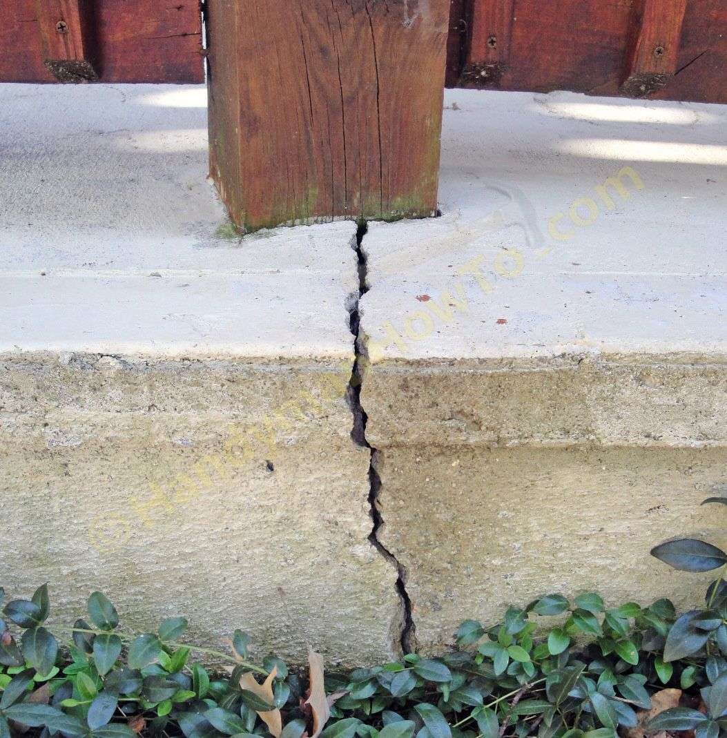 How to fix a crack in your concrete patio