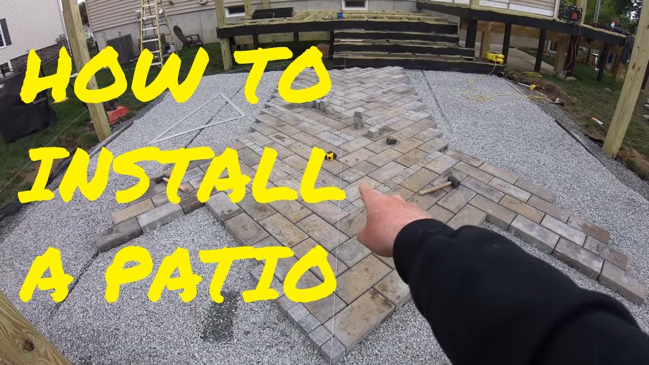 How To Install a Paver Patio From Start to Finish