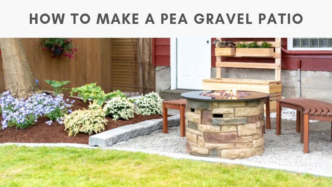 How to Make a Pea Gravel Patio in a Weekend