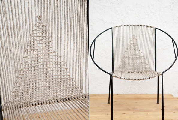 How to Restring a Chair, Knit Wit