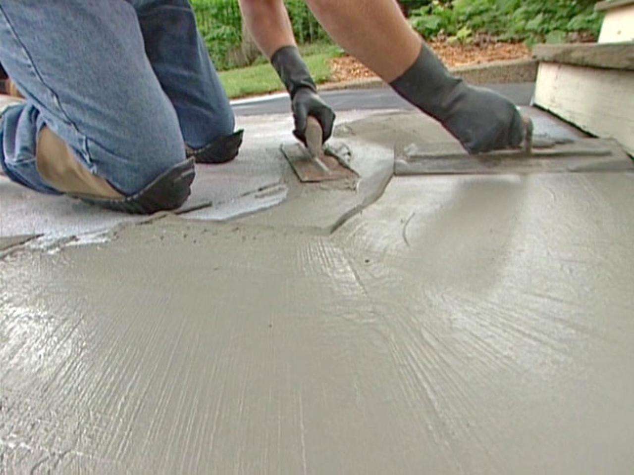 How To Smooth Rough Concrete Patio