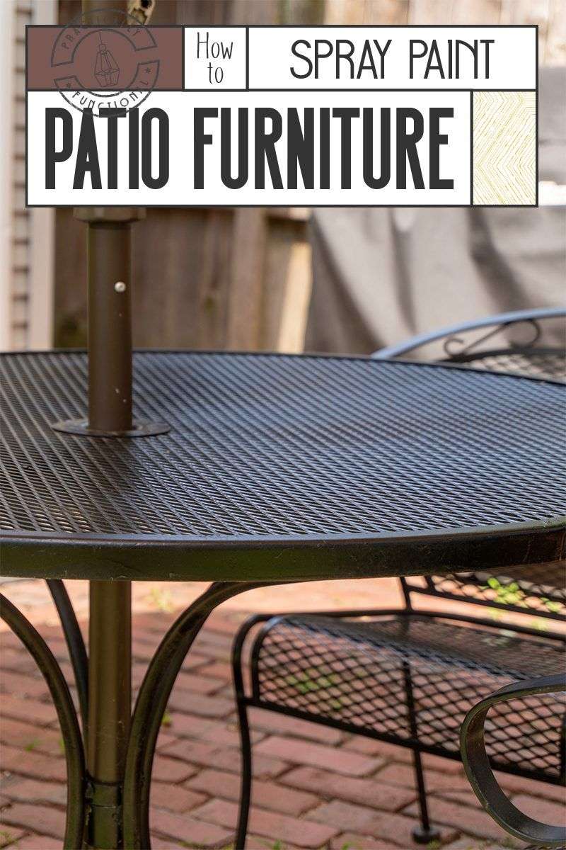 How To Spray Paint Patio Furniture