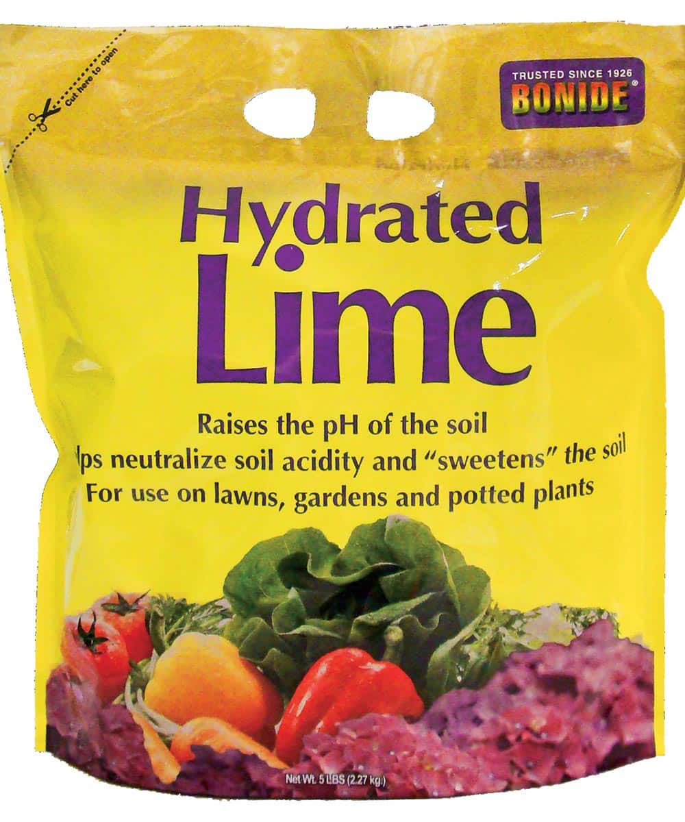 Hydrated Lime for Lawns / Gardens / Potted Plants, 5 lbs.