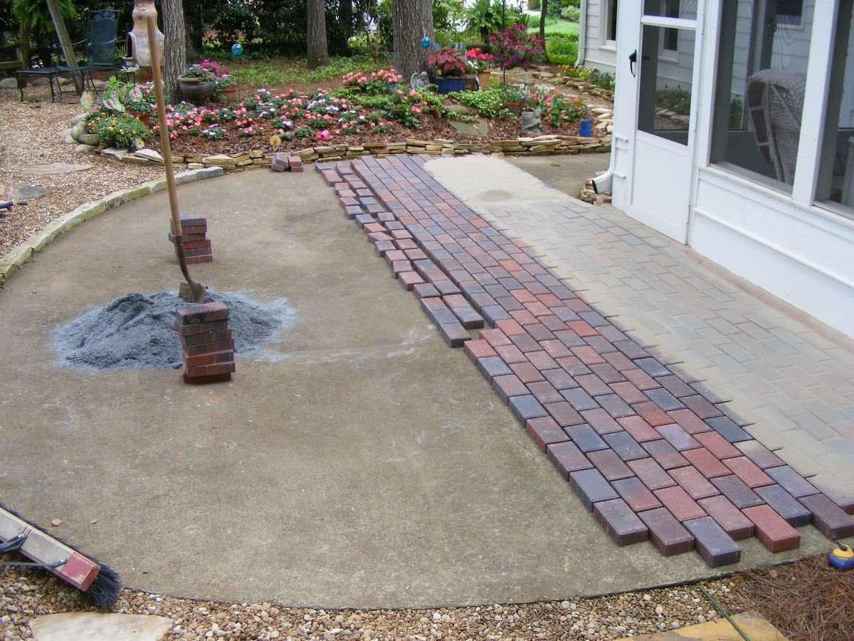 Installing pavers over your existing patio is a great way ...