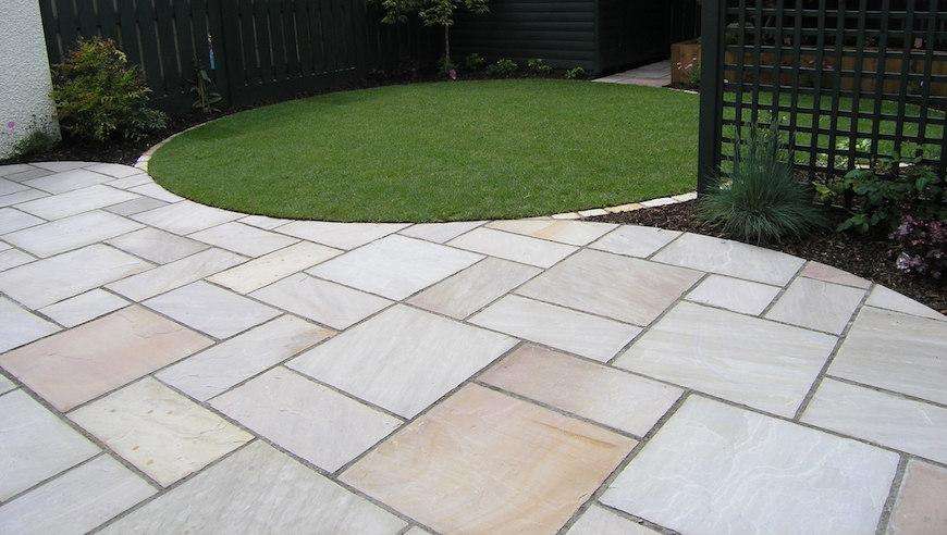 Laying Patio Slabs On A Concrete Base