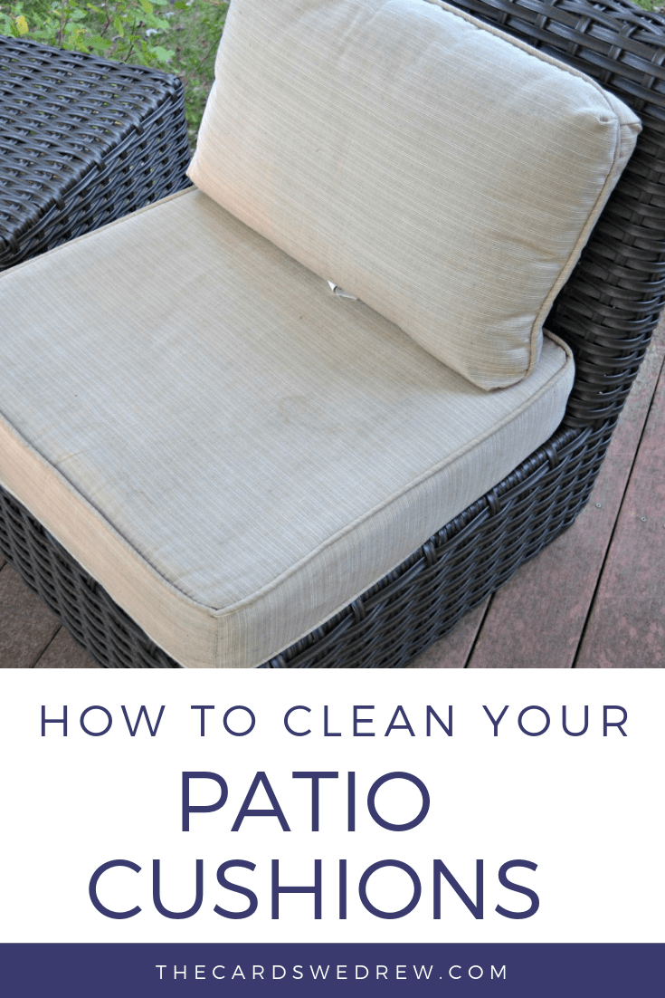 Mold Out Of Patio Furniture Cushions, How To Get Mold Out Of Upholstered Furniture