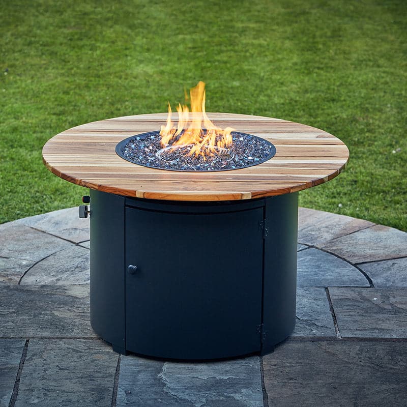 NEW Sherwood Gas Fire Pit with Timber Table