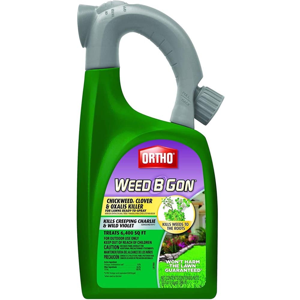 Ortho B Gon Chickweed Clover &  Oxalis Weed Killer for Lawns Trigger ...
