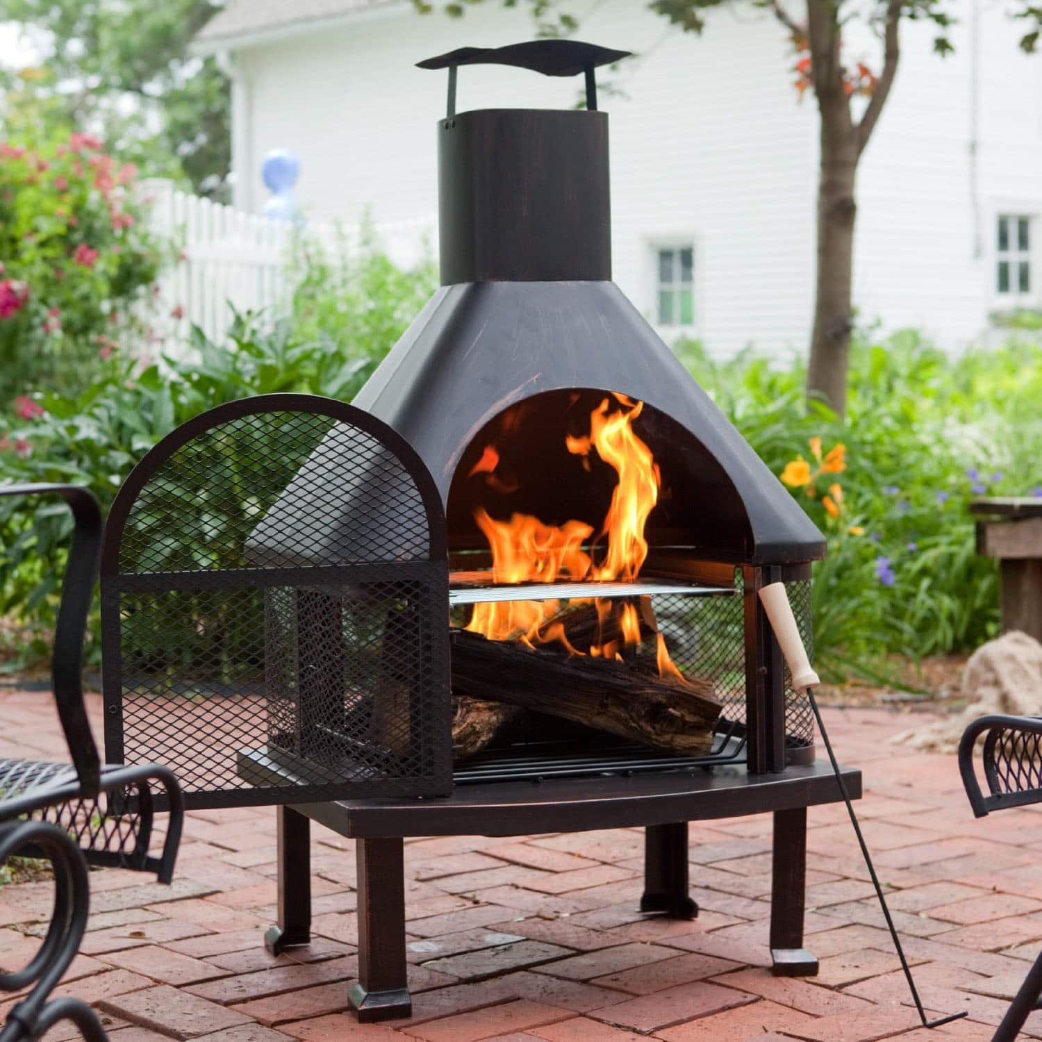 Outdoor Fire Pit Chimney