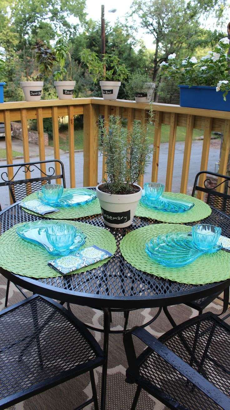 Painted Wrought Iron Patio Furniture