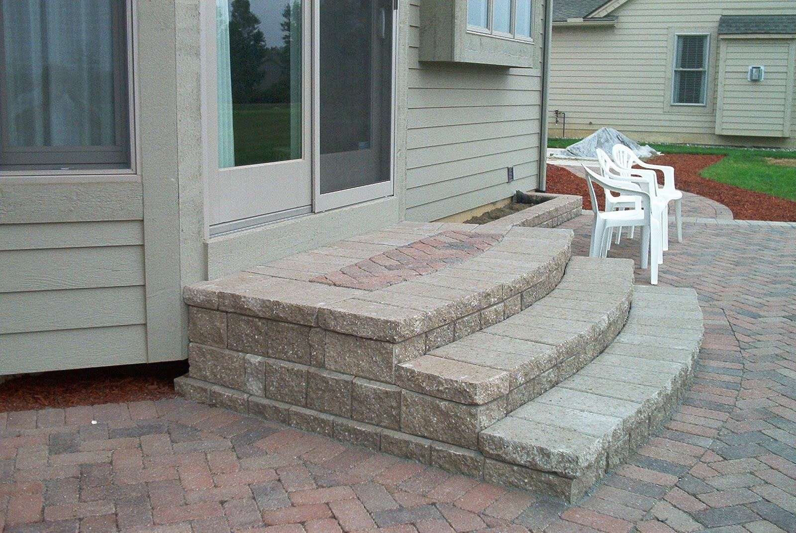 patio steps design ideas