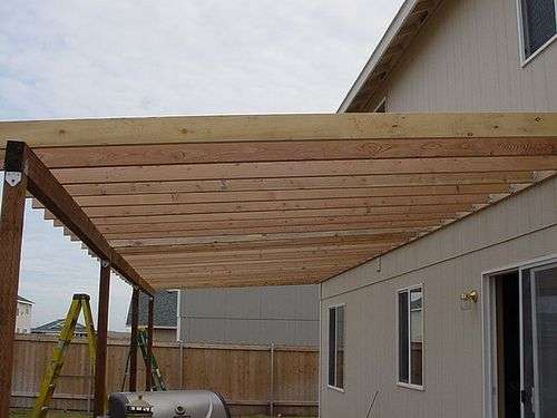 Pics Photos How To Build A Patio Cover With A Corrugated ...