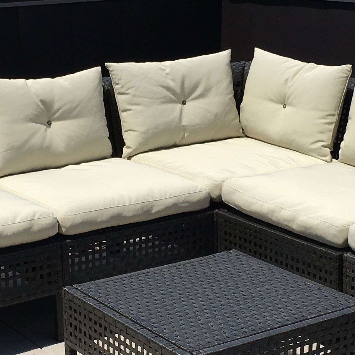 Prevent IKEA patio cushions from blowing away or ending up ...
