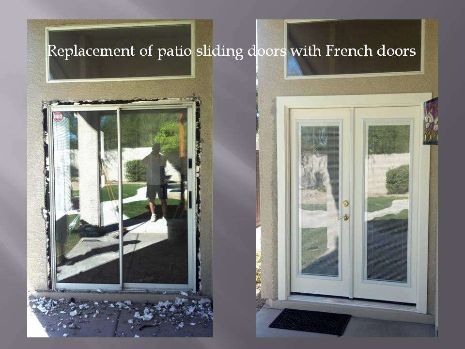 How To Replace Sliding Patio Door With, Cost To Convert Sliding Doors French