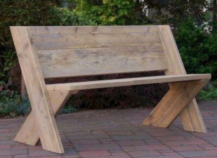 Simple, Solid and Cheap Outdoor Wooden Patio Bench Ideas ...