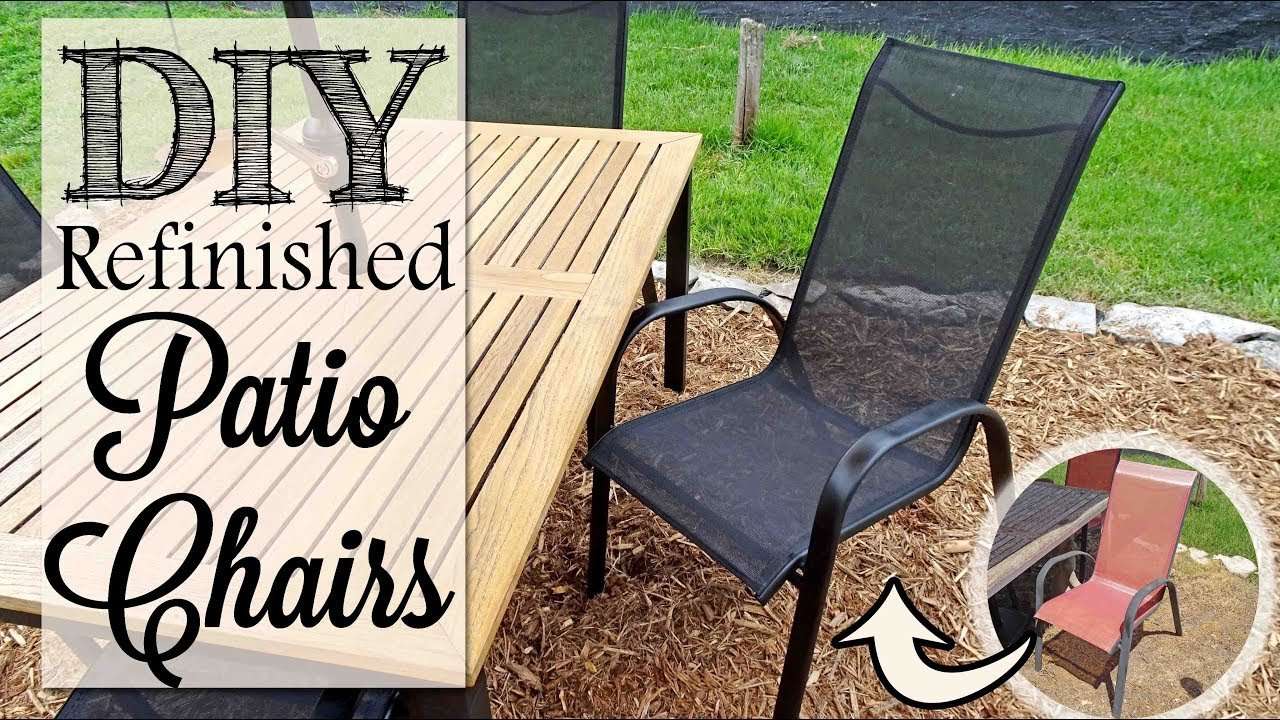 Spray Paint Sling Patio Chair â¢ Fence Ideas Site