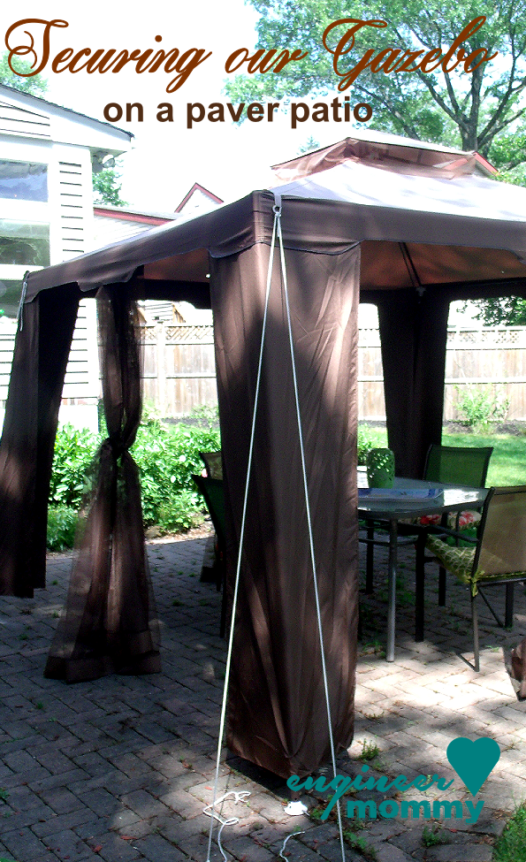 Tips to Secure a Gazebo Canopy on a Paver Patio