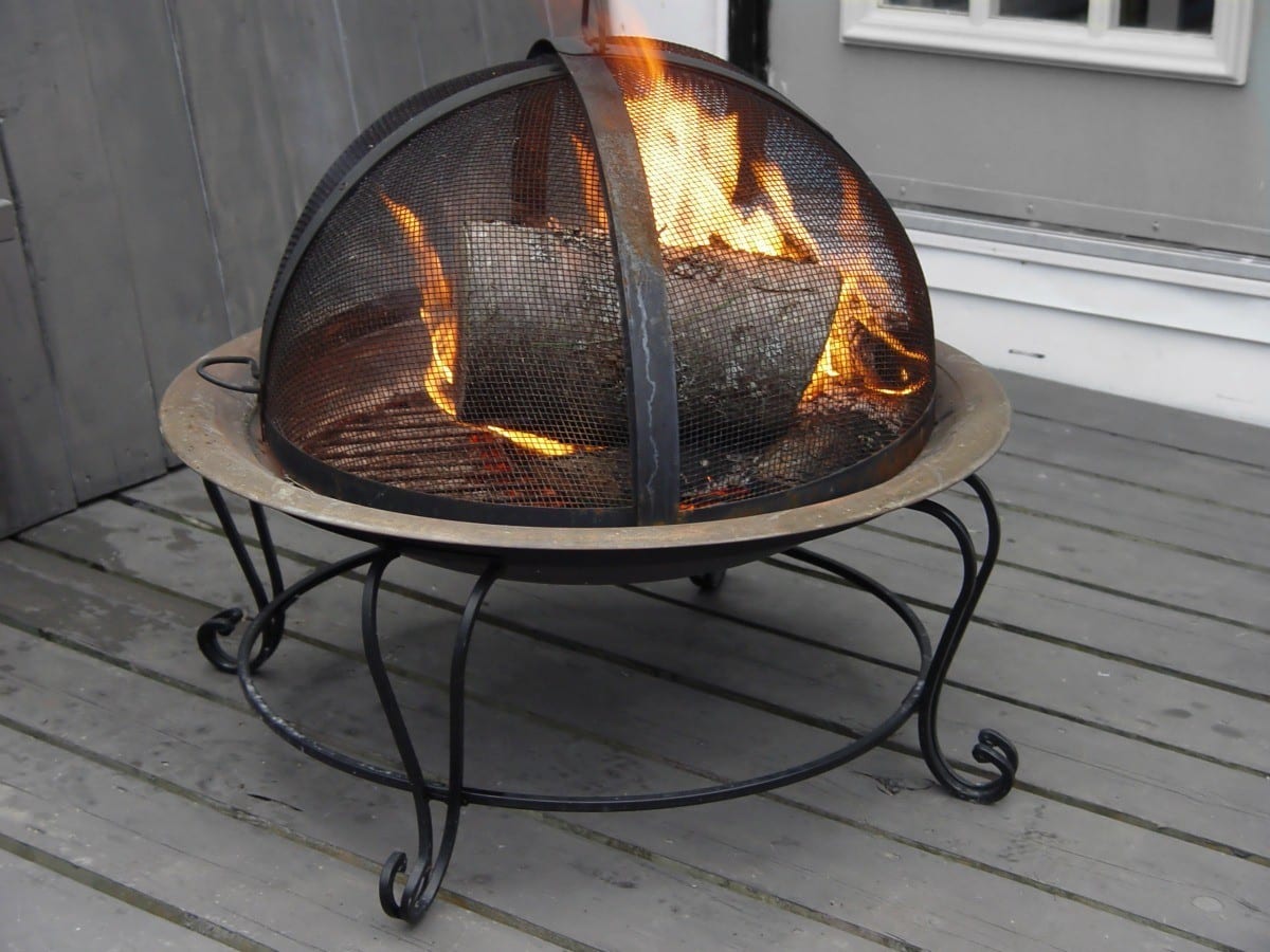 Using a Fire Pit on a Wood Deck?