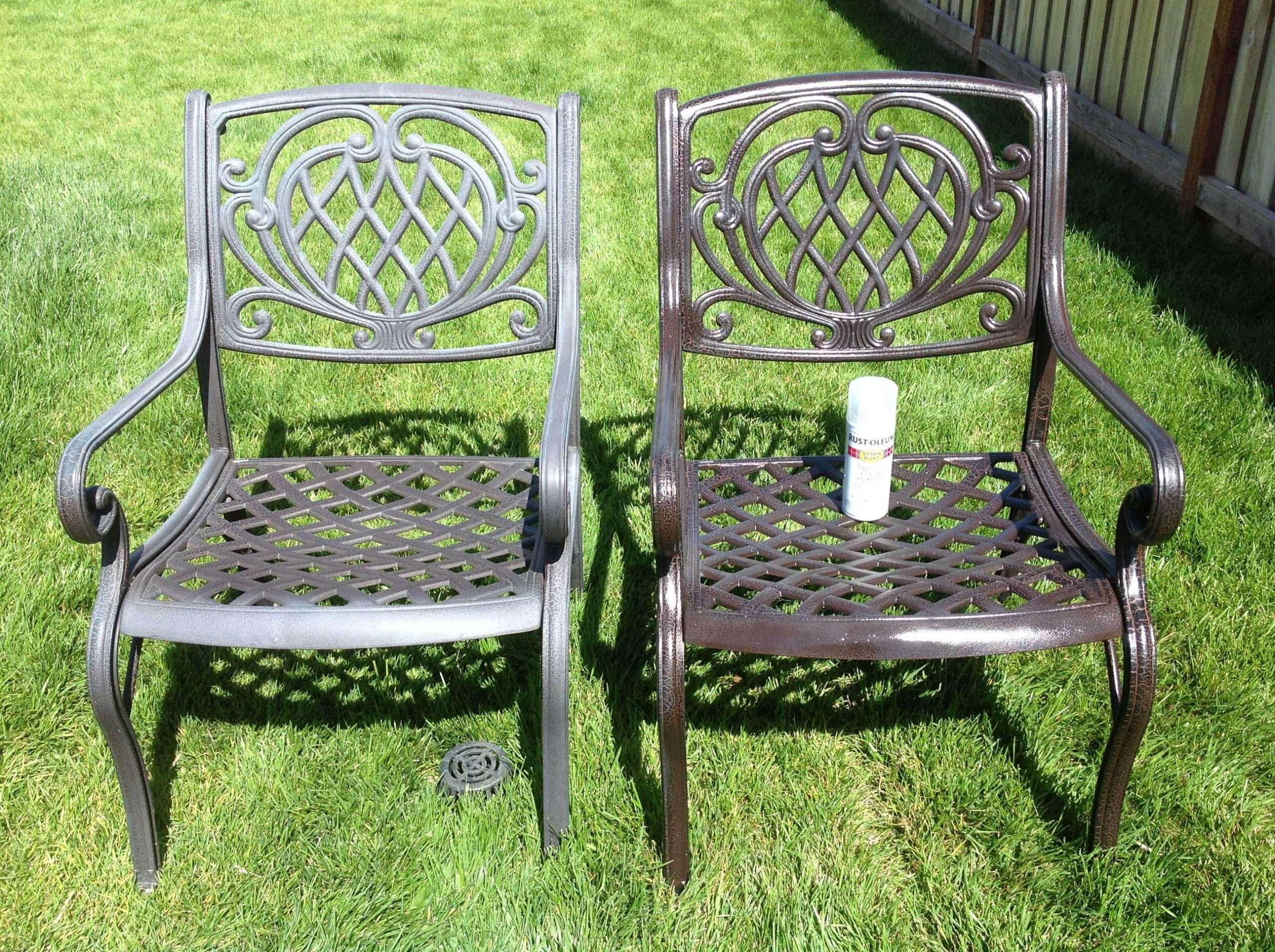 Want to give your faded and oxidized patio furniture new ...