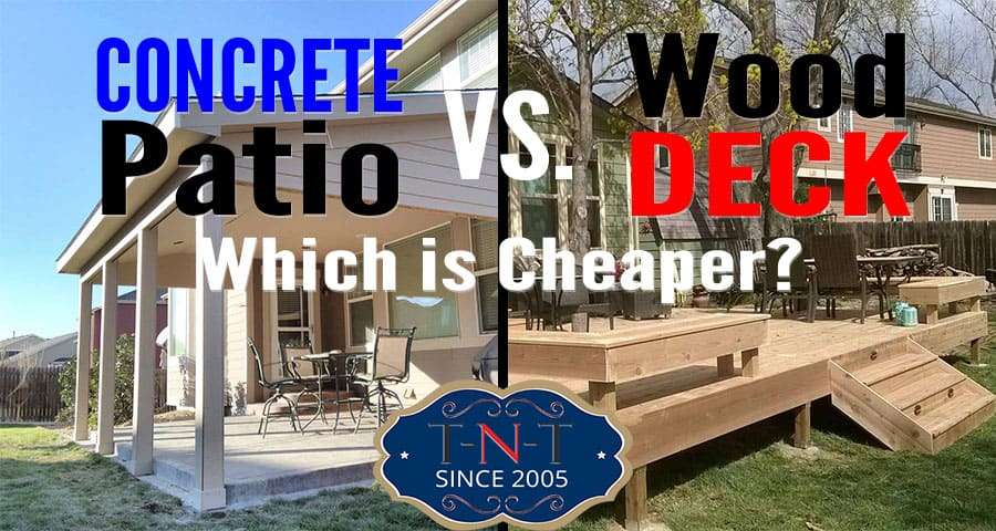 Which Option Is Cheaper: A Concrete Patio Or Wood Deck ...